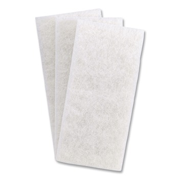 SPONGES AND SCRUBBERS | 3M 8440 4.62 in. x 10 in. Utility and Burnish Pads - White (10/Carton)