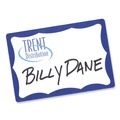 Back to School Sale | Avery 05144 3.38 in. x 2.33 in. Printable Adhesive Name Badges - Blue Border (100/Pack) image number 2