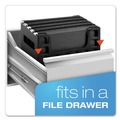 File Folders | Pendaflex 23013 6 in. Long Desktop File with Hanging Folders - Letter Size/Black image number 6