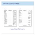 Sheet Protectors | C-Line 05580 2 in. Sheet Capacity 8-1/2 in. x 11 in. Sheet Protectors with Index Tabs - Assorted Colors (8/Set) image number 2