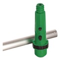 Cleaning Tools | Unger HH240 Henry's Handi Handle, with ErgoTec Locking Cone, 2 ft, Green/Silver image number 3
