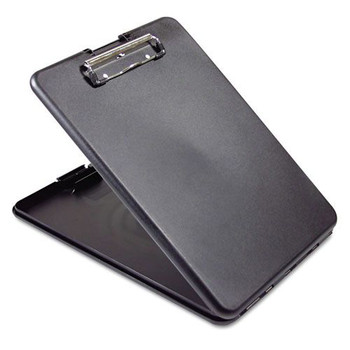 Saunders 00558 SlimMate 0.5 in. Clip Capacity Storage Clipboard, Holds 8.5 x 11 Sheets - Black