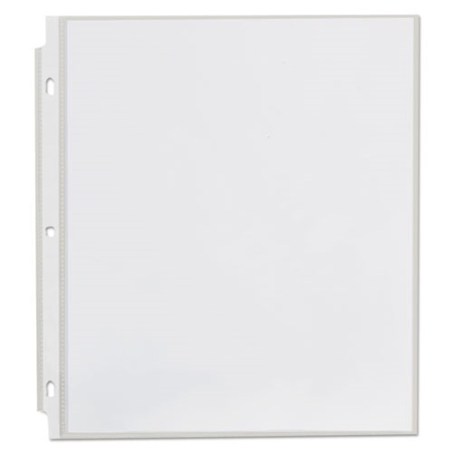 Sheet Protectors | Universal UNV21125 Standard Top-Load Poly Sheet Protectors - Letter, Clear (100/Box) image number 0