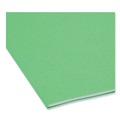 File Folders | Smead 11985 1/3-Cut Tabs Assorted Letter Size 0.75 in. Expansion SuperTab Colored File Folders - Green (100/Box) image number 4