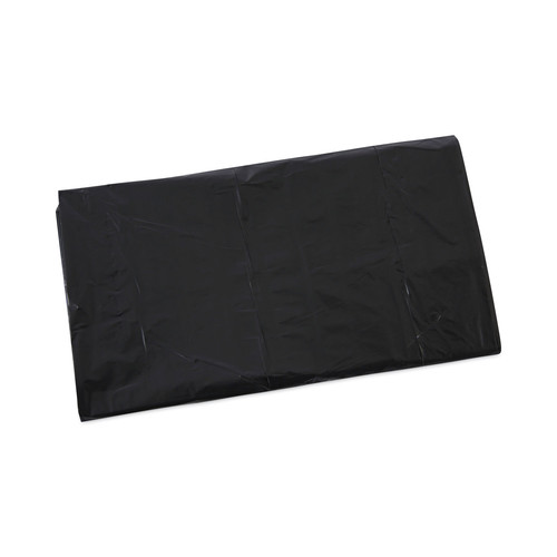 Trash & Waste Bins | Boardwalk H8046HBK 40 in. x 46 in. 45 gal. 0.7 mil Linear Low Density Industrial Flat Pack Can Liners - Black (100/Carton) image number 0