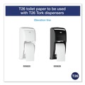 Toilet Paper | Tork 110292A 2-Ply Septic Safe Advanced High Capacity Bath Tissue - White (36/Carton) image number 4