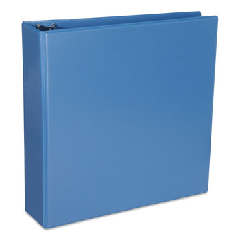 BINDERS AND BINDING SUPPLIES | Universal UNV20733 11 in. x 8.5 in. 2 in. Capacity 3 Rings Slant D-Ring View Binder - Light Blue