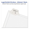 Dividers & Tabs | Avery 82319 10-Tab I to X 11 in. x 8.5 in. Allstate Style Preprinted Legal Exhibit Side Tab Index Dividers - White (1-Set) image number 3