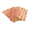 Retail Store Supplies | CONTROLTEK 560042 0.50 Dollar Pennies Flat Tubular Coin Wrap - Red (1000/Box) image number 0