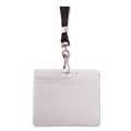 Label & Badge Holders | Advantus 91132 4.13 in. x 3.75 in. Horizontal Resealable Badge Holders Combo Pack with 36 in. Lanyard (20/Pack) image number 1