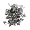 Binding Spines & Combs | U Brands 3604U06-24 Binder Clips - Silver/Medium (72/Pack) image number 4