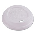Cups and Lids | Eco-Products EP-ECOLID-8 EcoLid PLA Renewable/Compostable 8 oz Hot Cup Lids - White (800/Carton) image number 0