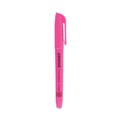 Highlighters | Universal UNV08855 Fluorescent Ink Chisel Tip Pocket Highlighters - Pink (1 Dozen) image number 0