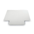 Office Chair Mats | Deflecto CM14113COM 36 x 48 SuperMat Frequent Use Lipped Roll Chair Mat for Med Pile Carpet - Clear image number 3