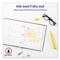 Permanent Markers | Avery 08882 Broad Chisel Tip Large Desk-Style MARKS A LOT Permanent Marker - Yellow (1-Dozen) image number 5