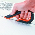 Box Cutters & Utility Knives | slice 10400 1.29 in. Carbon Steel Blade 7 in. Nylon Handle Replaceable Double Sided Box Cutters - Gray/Orange image number 4