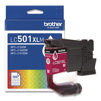 Brother LC501XLMS LC501XLMS 500 Page-Yield High-Yield Ink - Magenta