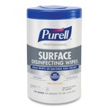 Cleaners & Chemicals | PURELL 9342-06 1-Ply 7 in. x 8 in. Fresh Citrus Professional Surface Disinfecting Wipes - White (6 Canisters/Carton) image number 1