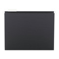 File Folders | Smead 64062 1/5 Cut Tab Letter Size Colored Hanging File Folders - Black (25/Box) image number 0