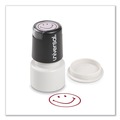 Just Launched | Universal UNV10080 Pre-Inked/Re-Inkable Smiley Face Round Message Stamp - Red Ink image number 3