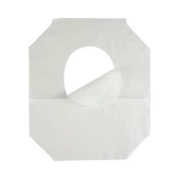Boardwalk BWKK1000B 14.17 in. x 16.73 in. Premium Half-Fold Toilet Seat Covers - White (250/Sleeve, 4 Sleeves/Carton)