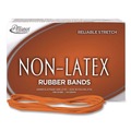 Rubber Bands | Alliance 37336 1 lbs. Box Size 33 0.04 in. Gauge Non-Latex Rubber Bands - Orange (1-Box) image number 0