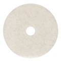 Just Launched | Boardwalk BWK4019NAT 19 in. Diameter Natural Burnishing Floor Pads - White (5/Carton) image number 1