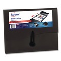 Dividers & Tabs | Avery 73517 5 Sections Cord/Hook Closure Slide and View Expanding File - Letter, Black image number 0