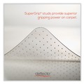 Office Chair Mats | Deflecto CM13142 36 x 48 DuraMat Moderate Use Rectangular Chair Mat for Low Pile Carpet - Clear image number 3