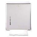 Paper Towels and Napkins | San Jamar T1905XC 11.63 in. x 5 in. x 14.5 in. True Fold C-Fold/Multifold Paper Towel Dispenser - Chrome image number 1