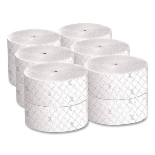 Toilet Paper | Scott 07006 Essential Coreless JRT Septic Safe 1150 ft. 2 Ply Tissues - White (12/Carton) image number 0