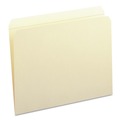 File Folders | Smead 10310 Straight Tabs 0.75 in. Expansion Letter Size 11-pt Reinforced Tab File Folders - Manila (100/Box) image number 2