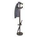 Wall Racks & Hooks | Alba PMSTAN3N 15w x 15d x 69.3h Stan3 8-Knob Steel Coat Rack - Black image number 5