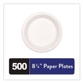 | Chinet 21227 8.75 in. Paper Plate Dinnerware - White (500/Carton) image number 2