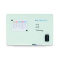 White Boards | MasterVision GL110101 60 in. x 48 in. Magnetic Glass Dry Erase Board - Opaque White image number 2