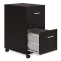 Office Filing Cabinets & Shelves | Alera 26413 Two-Drawer Mobile Vertical File 2 Letter-Size File Drawers 14.25 x 18 x 26.7 - Black image number 3