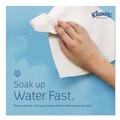 Paper Towels and Napkins | Kleenex 25639 1-Ply 7.5 in. x 700 ft. Hard Roll Paper Towels with Premium Absorbency Pockets - White with Gray Core (6/Carton) image number 5