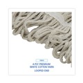 Just Launched | Boardwalk BWK4024CCT Pro Loop Web/Tailband Cotton Wet Mop Head (12/Carton) image number 5