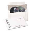 Envelopes & Mailers | Quality Park QUAE7265 8.5 in. x 6 in. Square Flap Redi-Strip Closure Disk/CD Foam-Lined Mailers - White (25/Box) image number 2