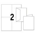 Just Launched | Avery 05315 80 lbs. 4.25 in. x 5.5 in. Note Cards with Matching Envelopes for Laser Printers - Uncoated White (60 Cards, 2 Cards/Sheet, 30 Sheets/Box) image number 5