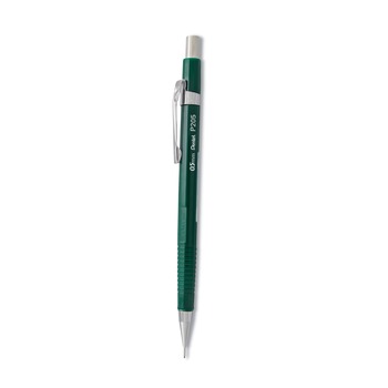 Pentel P205D 0.5 mm HB (#2) Sharp Mechanical Pencil - Black Lead, Green Barrel