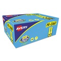 Highlighters | Avery 98208 Chisel Tip Desk-Style HI-LITER Highlighter Value Pack - Fluorescent Yellow Ink, Yellow/Black Barrel (36/Pack) image number 0