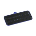 Mops | Boardwalk 528170 4 in. x 9 in. Plastic Swivel Pad Holder - Blue (12/Carton) image number 2