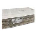Food Trays, Containers, and Lids | Karat FP-PBF12W 12 in. x 12 in. x 1.97 in. Corrugated Paper Boxes - White/Brown (50/Bundle) image number 2
