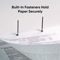 File Folders | Smead 34115 End Tab 11-pt Manila 2-Fastener Folders with Reinforced Straight Tabs - Letter Size/Manila Exterior (50/Box) image number 6