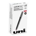 Pens | uni-ball 60152 0.5 mm Stick Roller Ball Pen - Red Ink/Black/Red Barrel/Extra-Fine (1-Dozen) image number 0