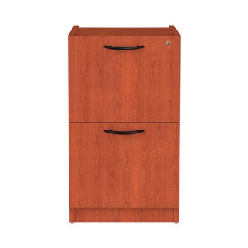 OFFICE FILING CABINETS AND SHELVES | Alera ALEVA542822MC Valencia Series 15.63 in. x 20.5 in. x 28.5 in. Full Pedestal File Drawer - Medium Cherry