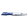 Washable Markers | BIC GDEM11 BLU Intensity Low Odor Chisel Tip Dry Erase Marker - Broad/Blue (1-Dozen) image number 2