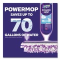 Office & Office Supplies | Swiffer 80714901 15.4 in. x 5.3 in. White/Purple Cloth Head PowerMop Starter Kit and 26 in. Silver Aluminum Handle image number 9