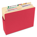 File Folders | Smead 73221 1.75 in. Expansion Colored File Pockets - Letter Size/Red image number 3